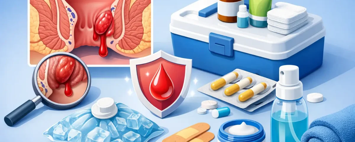 如何安全止住痔疮出血