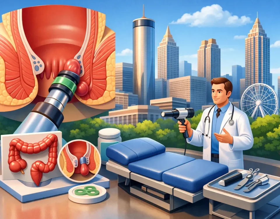 Guía de especialistas en ligadura de hemorroides en Atlanta