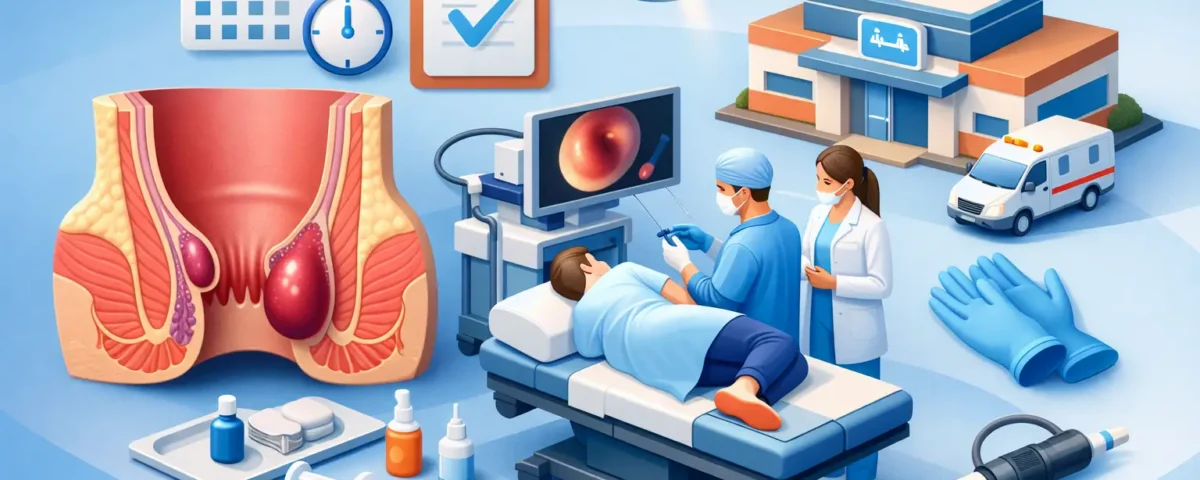 Guía sobre las intervenciones de hemorroides en el mismo día