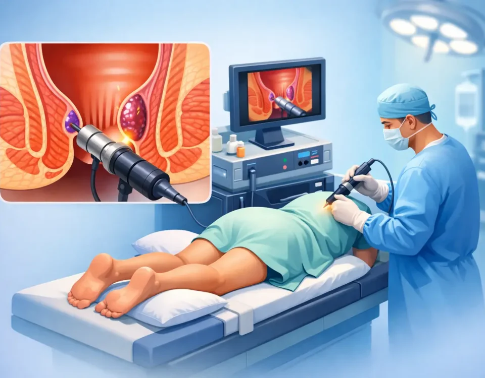 Tratamiento de las hemorroides sin anestesia