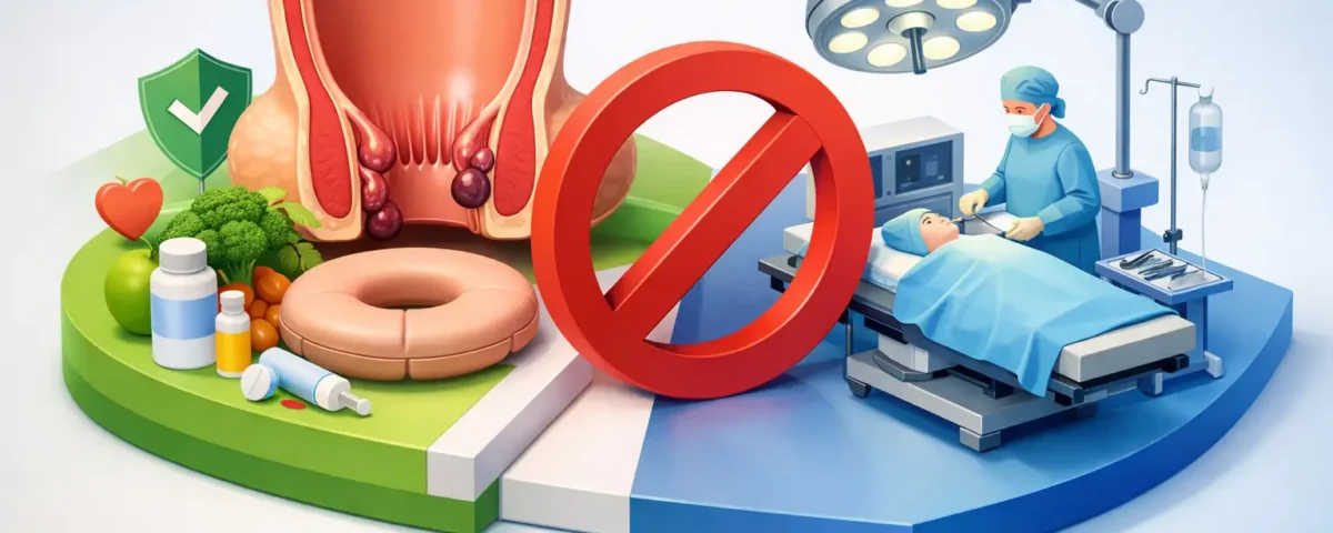 如何避免痔疮手术