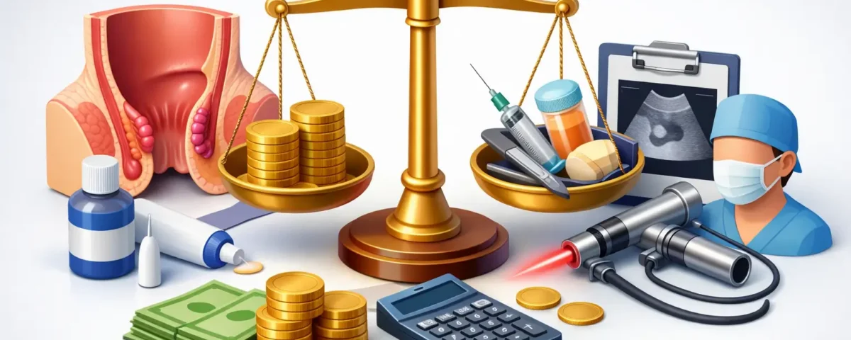 Compare Hemorrhoid Treatment Costs