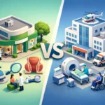 Hemorrhoid Clinic Versus Hospital Care Compared