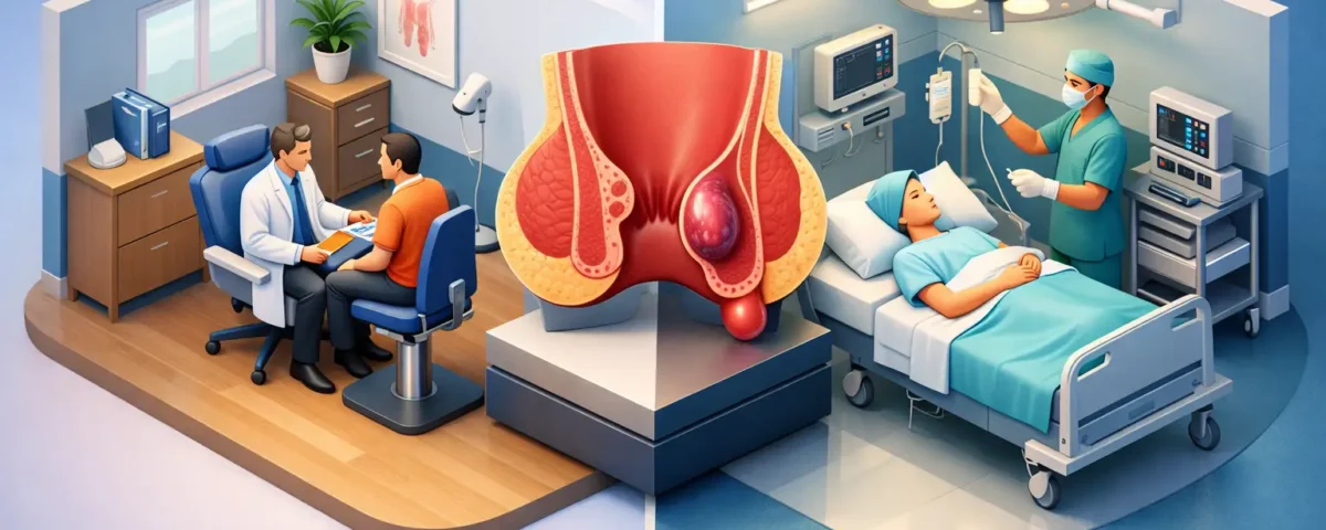 Office Treatment vs Hospital Hemorrhoid Care